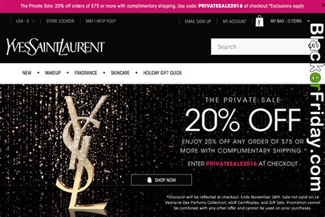 black friday ysl bags|ysl perfume black friday.